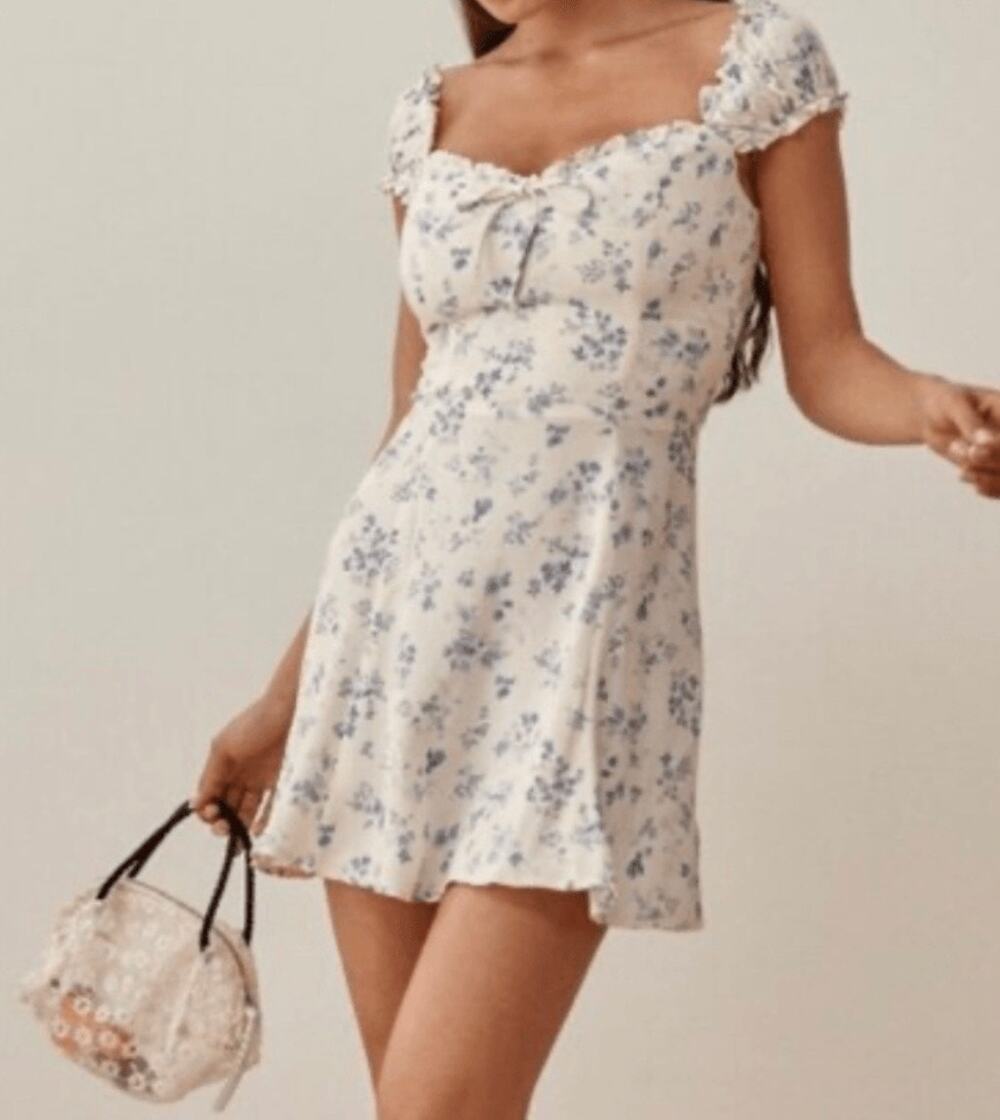 Reformation Pacey Floral Mini Dress Sz. 6